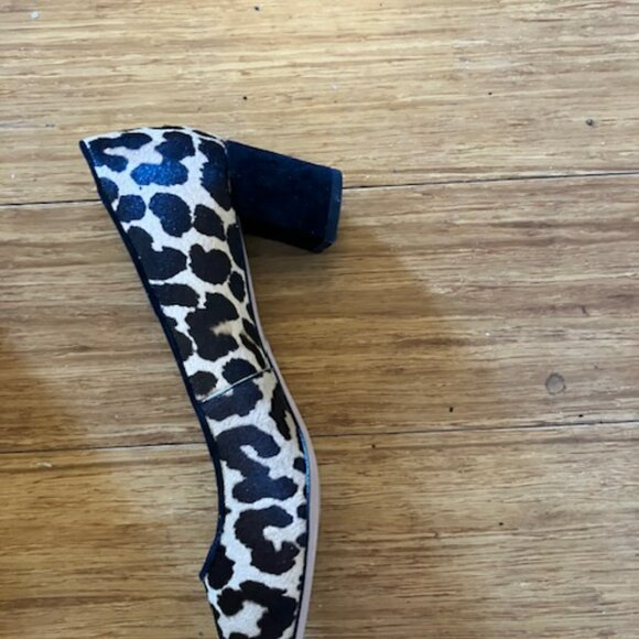 NEW Kate Spade Serene Fur Leopard Print Heels, Size 8M - Picture 3 of 3